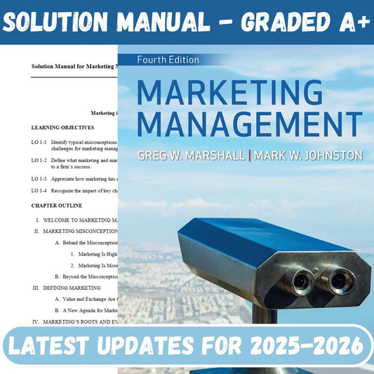 Marketing Management 4th Edition By Marshall